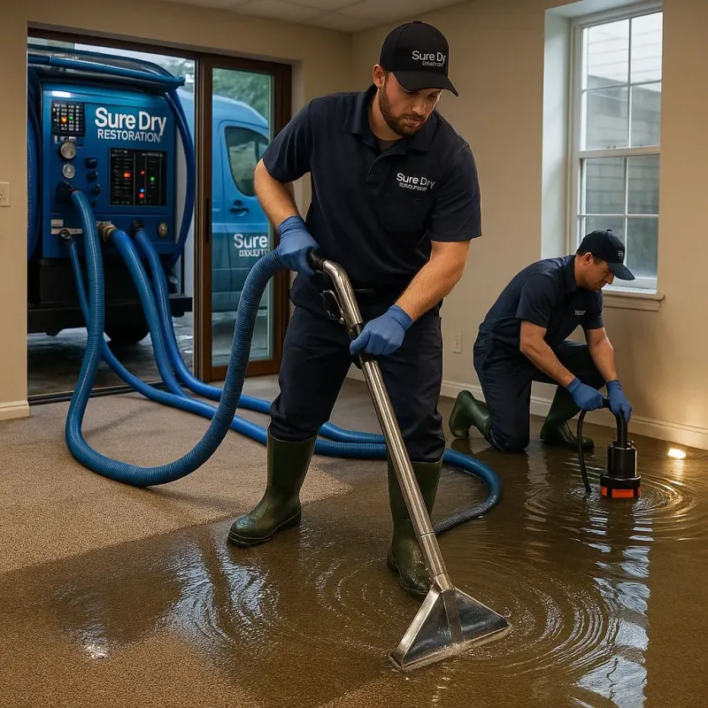Water Extraction and Removal process in Upland, CA